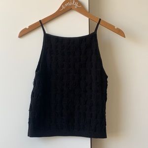 Club Monaco fringe top